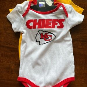 12 months onsies NFL brand nwt kansas city chiefs